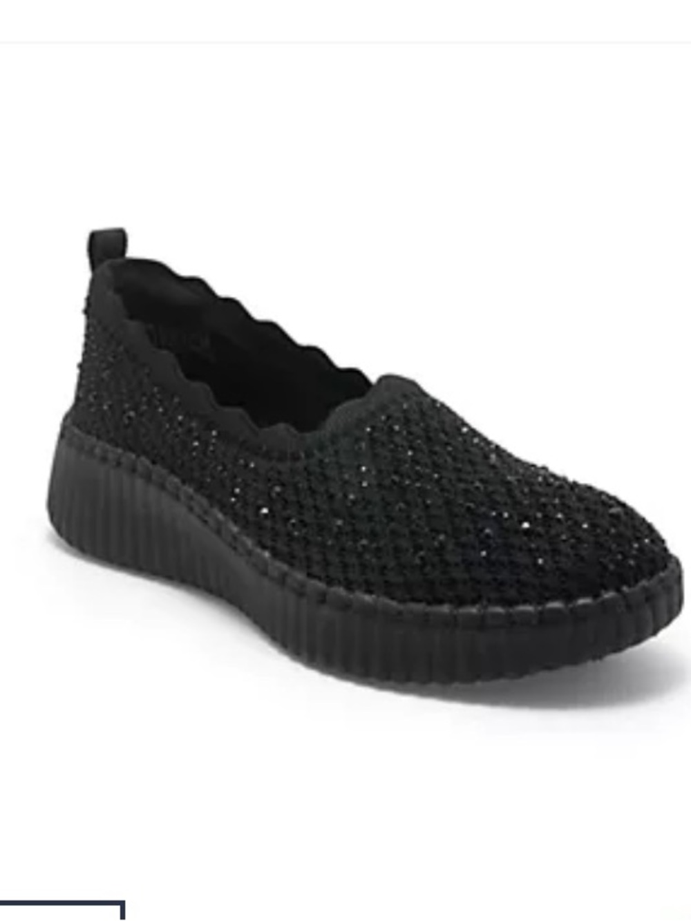 Skechers Black Slip-On Knit Sneakers